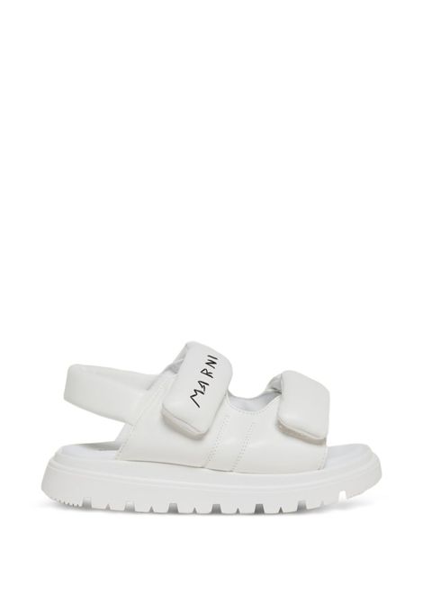 Sandali imbottiti con logo MARNI KIDS | 823062